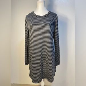 eileen fisher cotton shirt medium striped